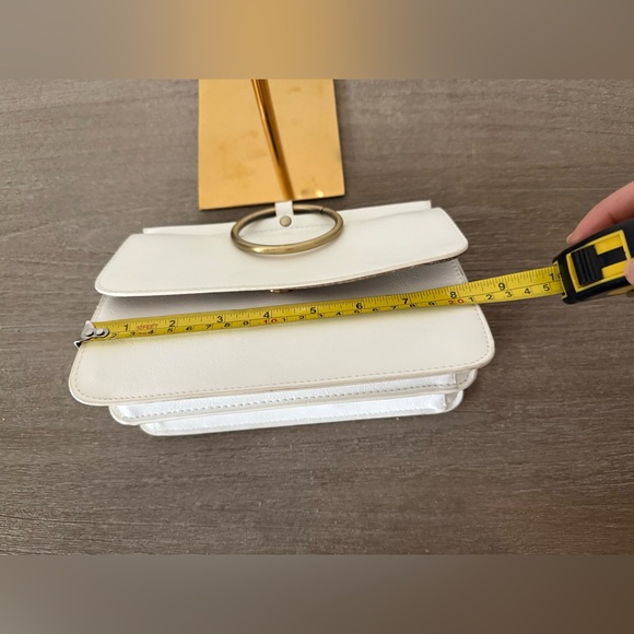 Joy Susan Aria Ring Bag with Crossbody Strap in Off White - Picture 8 of 10